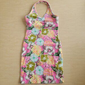 Halter Floral Dress Youth Small